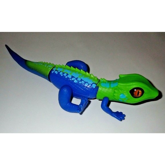 Zuru Robo Alive Robotic Lizard Realistic Running Green Blue Kids Toy - Picture 2 of 5